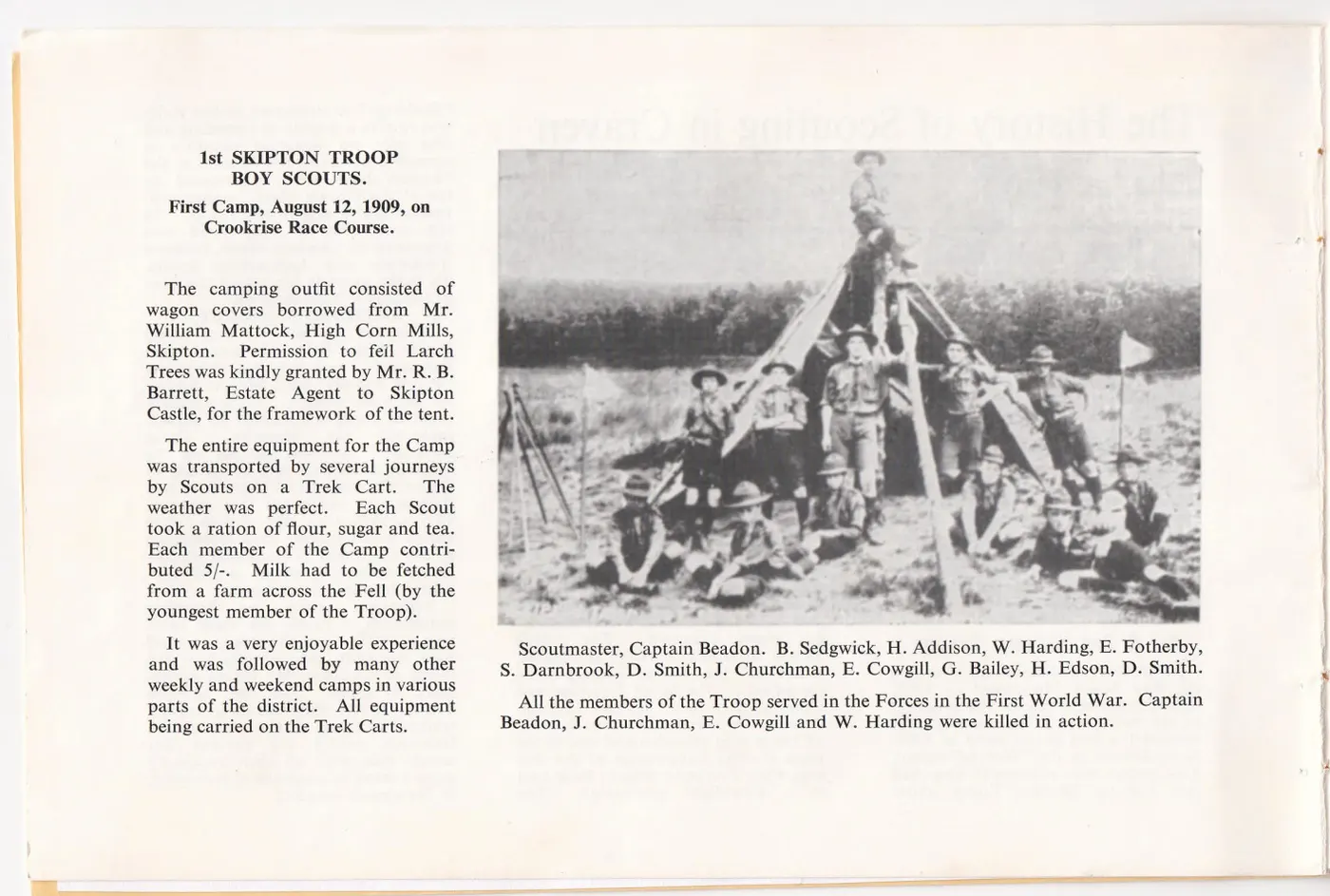 Page 5 of the District history book