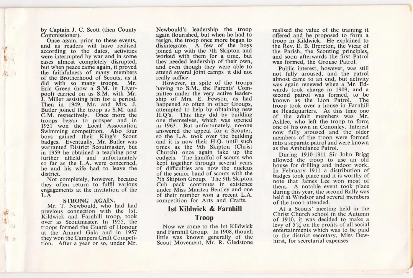 Page 12 of the District history book