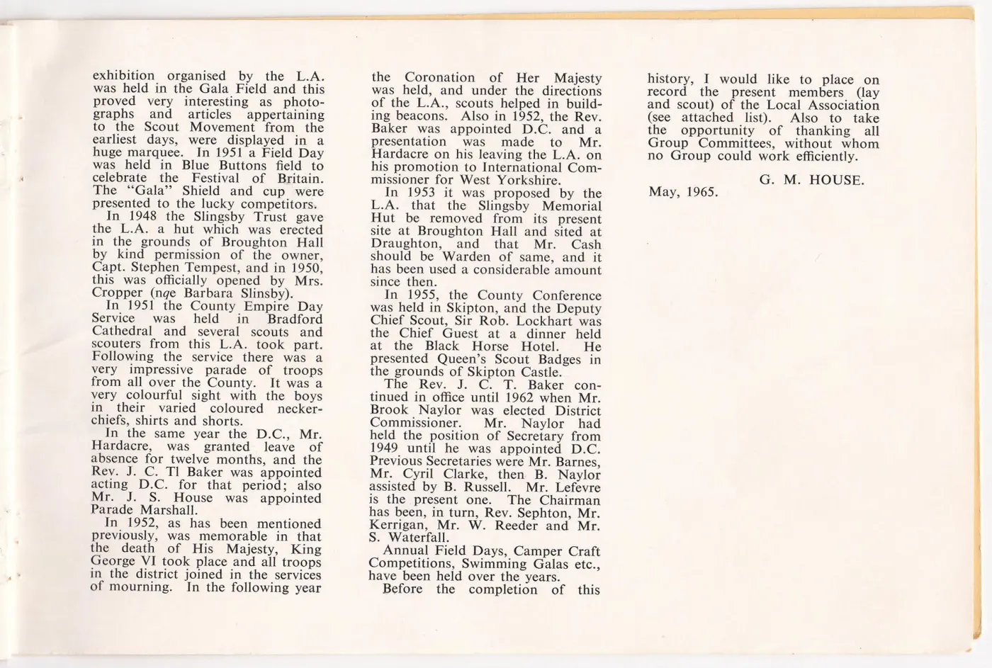 Page 18 of the District history book